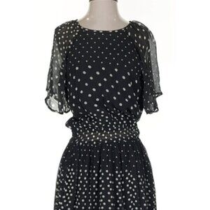 Banjanan Black and White Polka Dot Dress